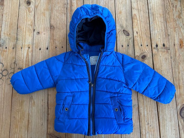 Manteau bleu Zara boy 9/12 mois