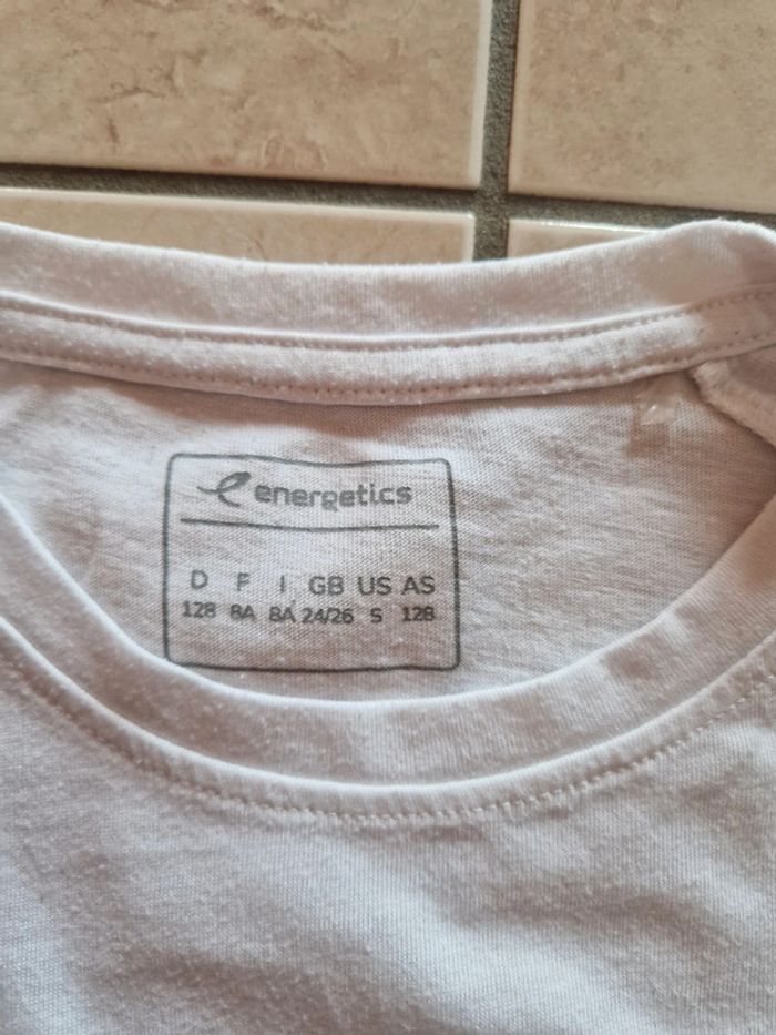 Tee shirt blanc coton 8 ans - photo numéro 4