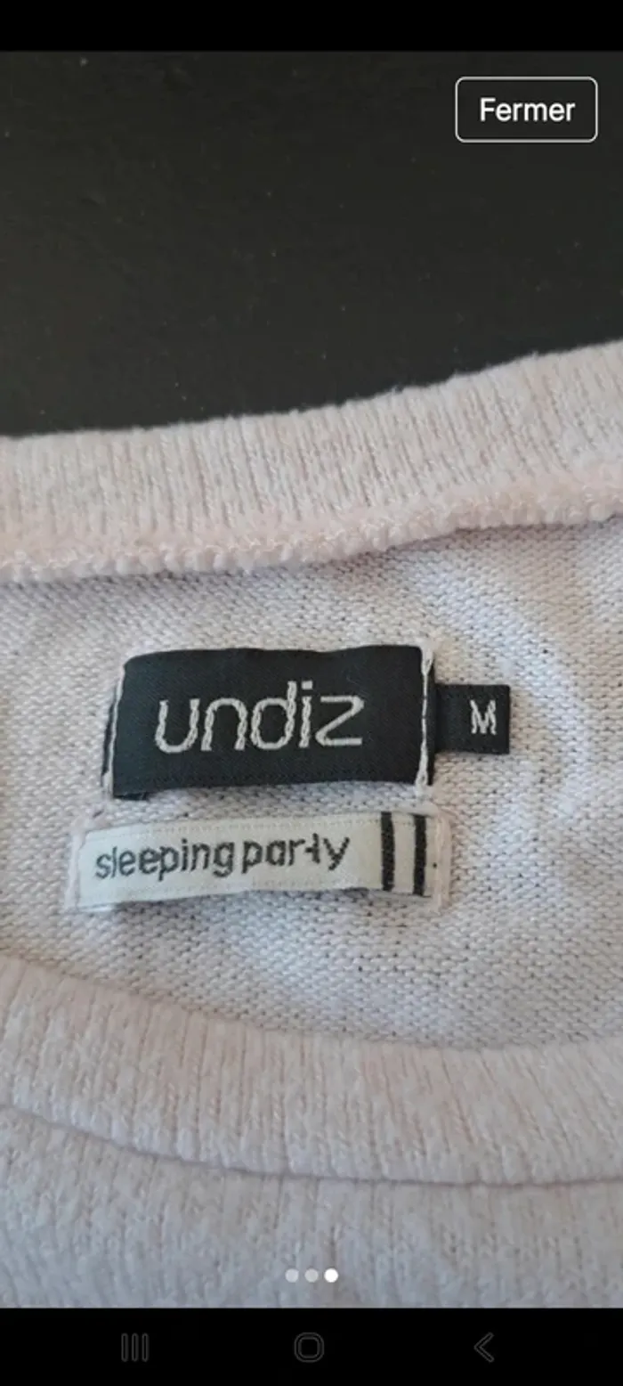 Haut pyjama Undiz M - photo numéro 3