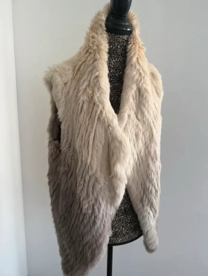 Gilet sans manches fourrure 100% - Taille S - photo numéro 2