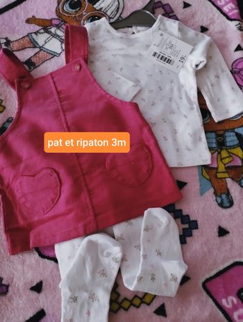 Ensemble fille pat et ripaton 3m
