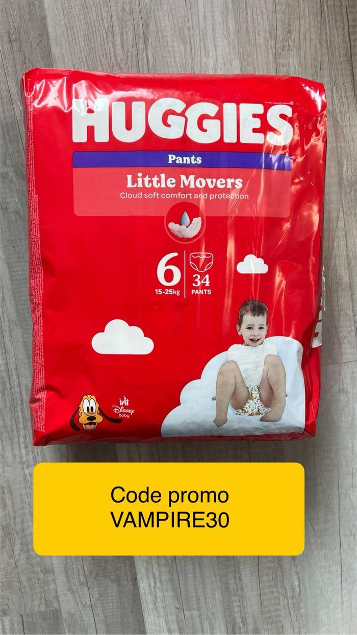 Huggies pants talles 6
