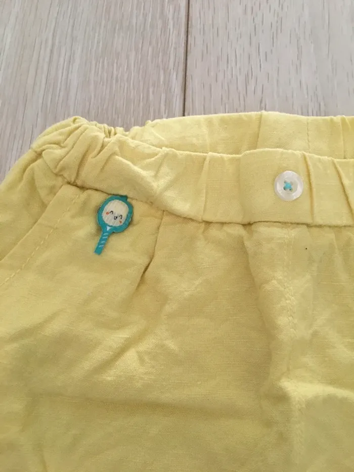 Pantalon Sarouel lin 6 mois sergent major - photo numéro 2