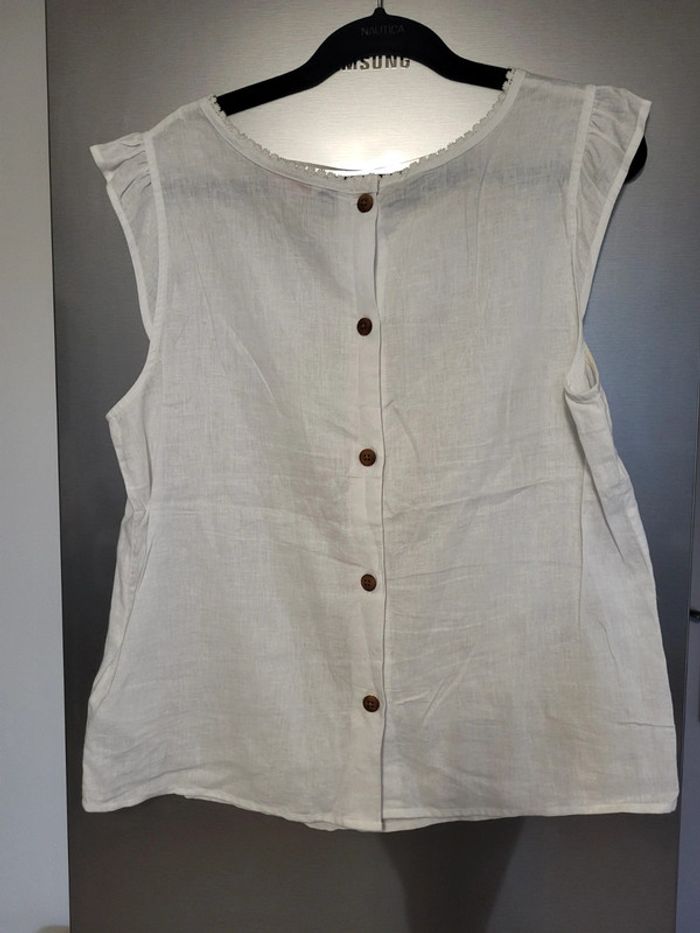 Haut camaieu blanc - photo numéro 2