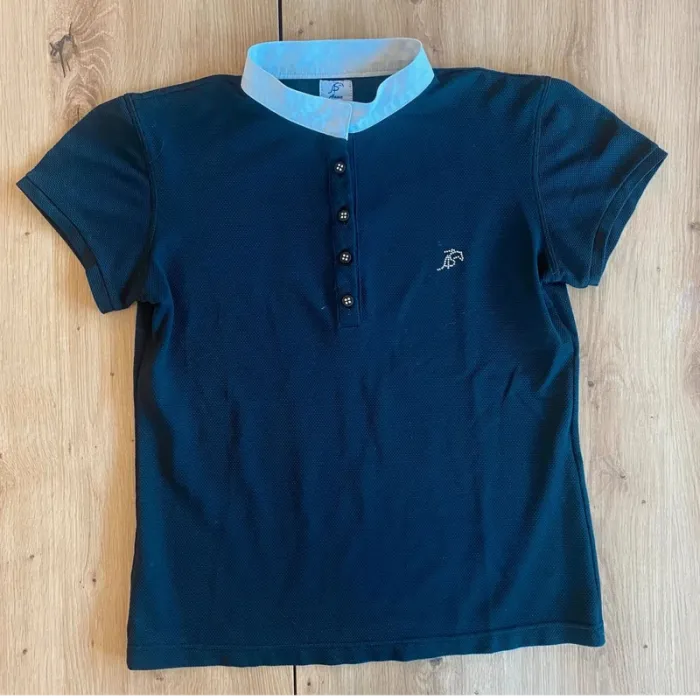 Polo Anna Scarpati – Taille L – Bleu Marine – Très Bon État