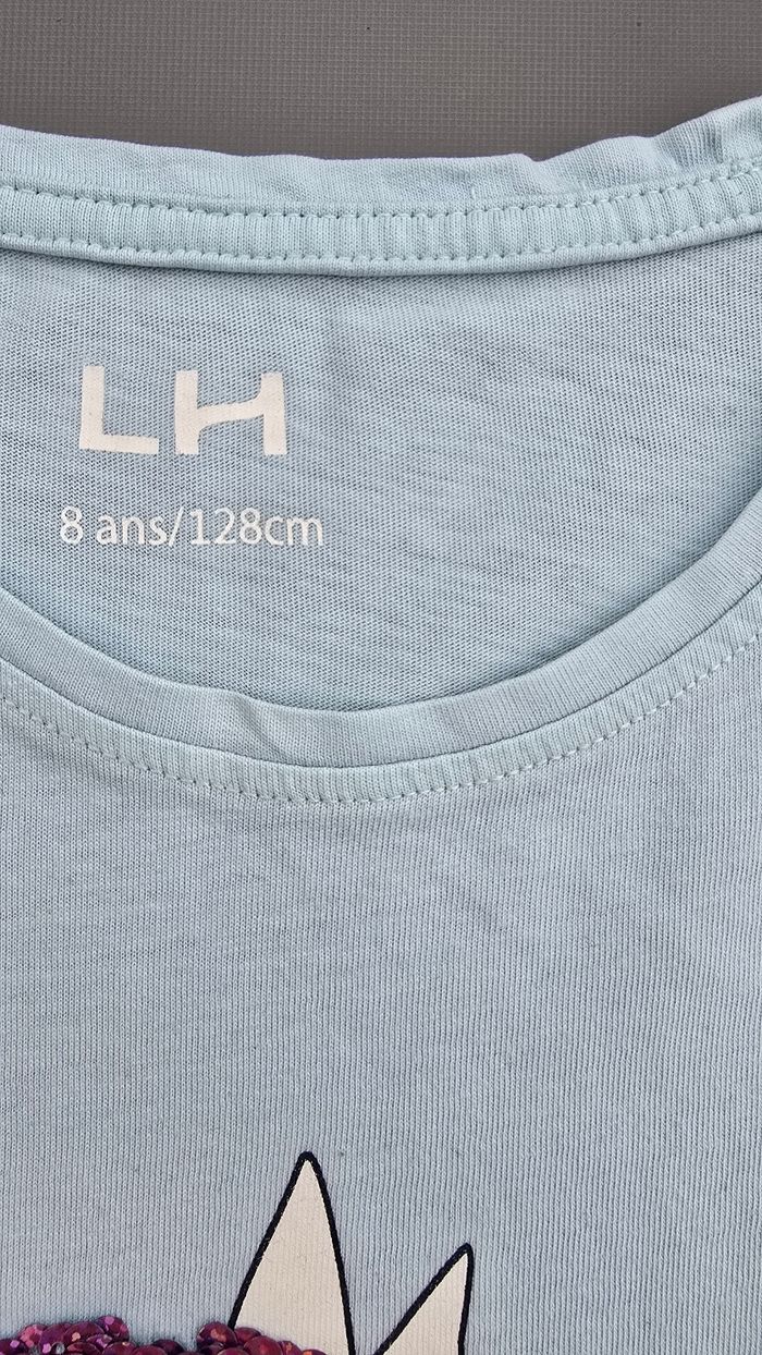 Tee-shirt MC 8 ans fille La Halle - photo numéro 3