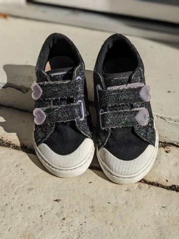 Chaussures fille paillettes vertbaudet taille 28