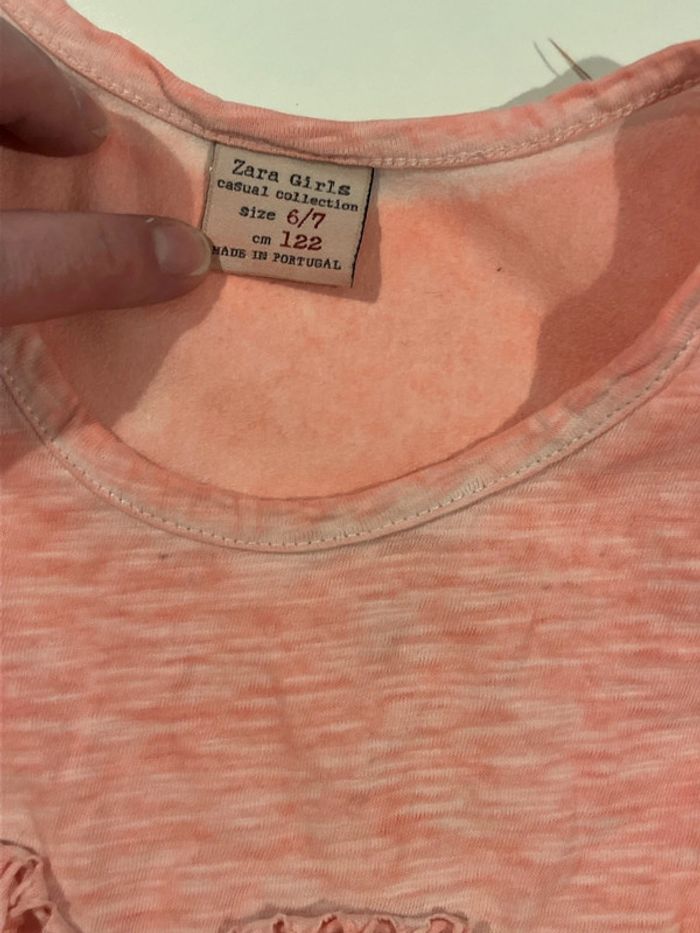 Teeshirt fille 6/7 ans Zara - photo numéro 3