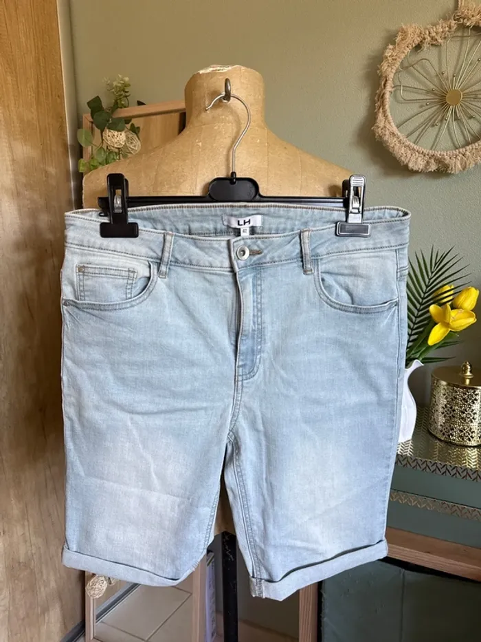 Bermuda short en jean femme