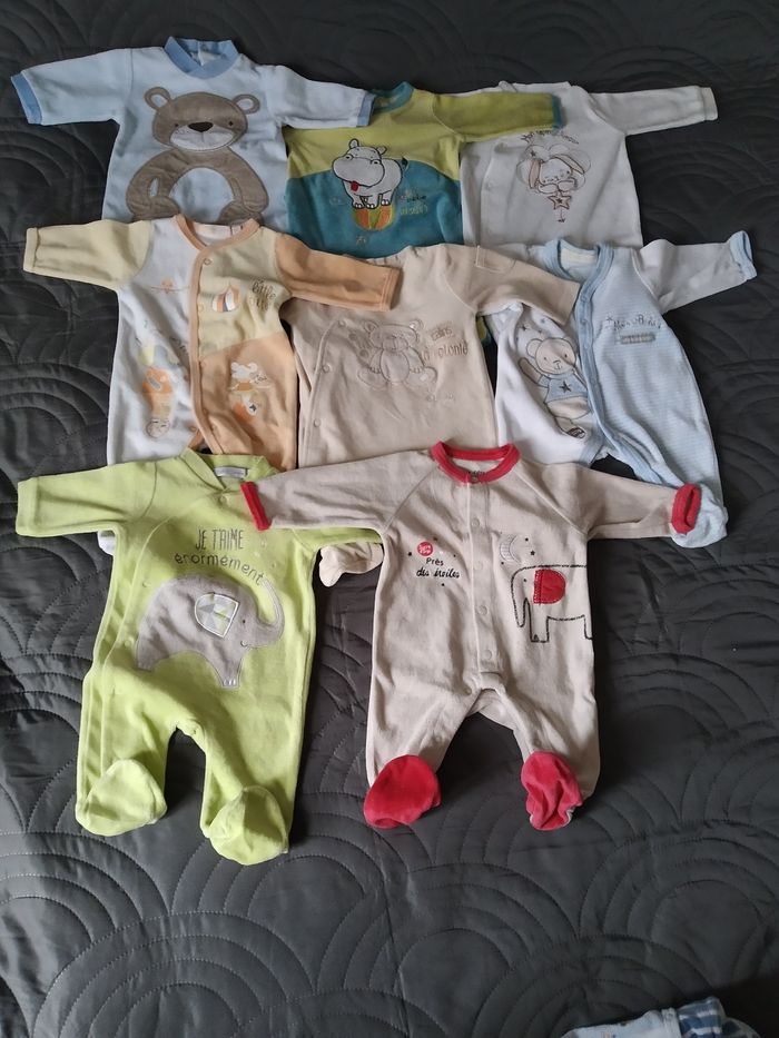Pyjamas hiver 1 mois