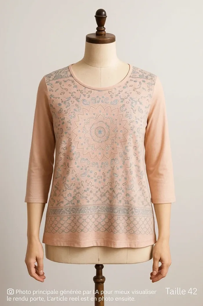 Blouse manches 3/4 Atlas for women T42