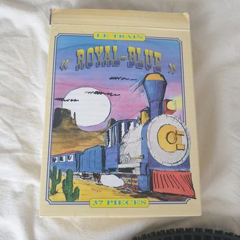 jeu de construction, Train Royal blue 37 pièces dans sa boîte d'origine, neuf