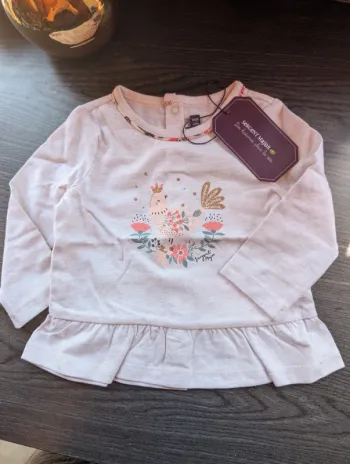 T-shirt manches longues sergent major 6 mois