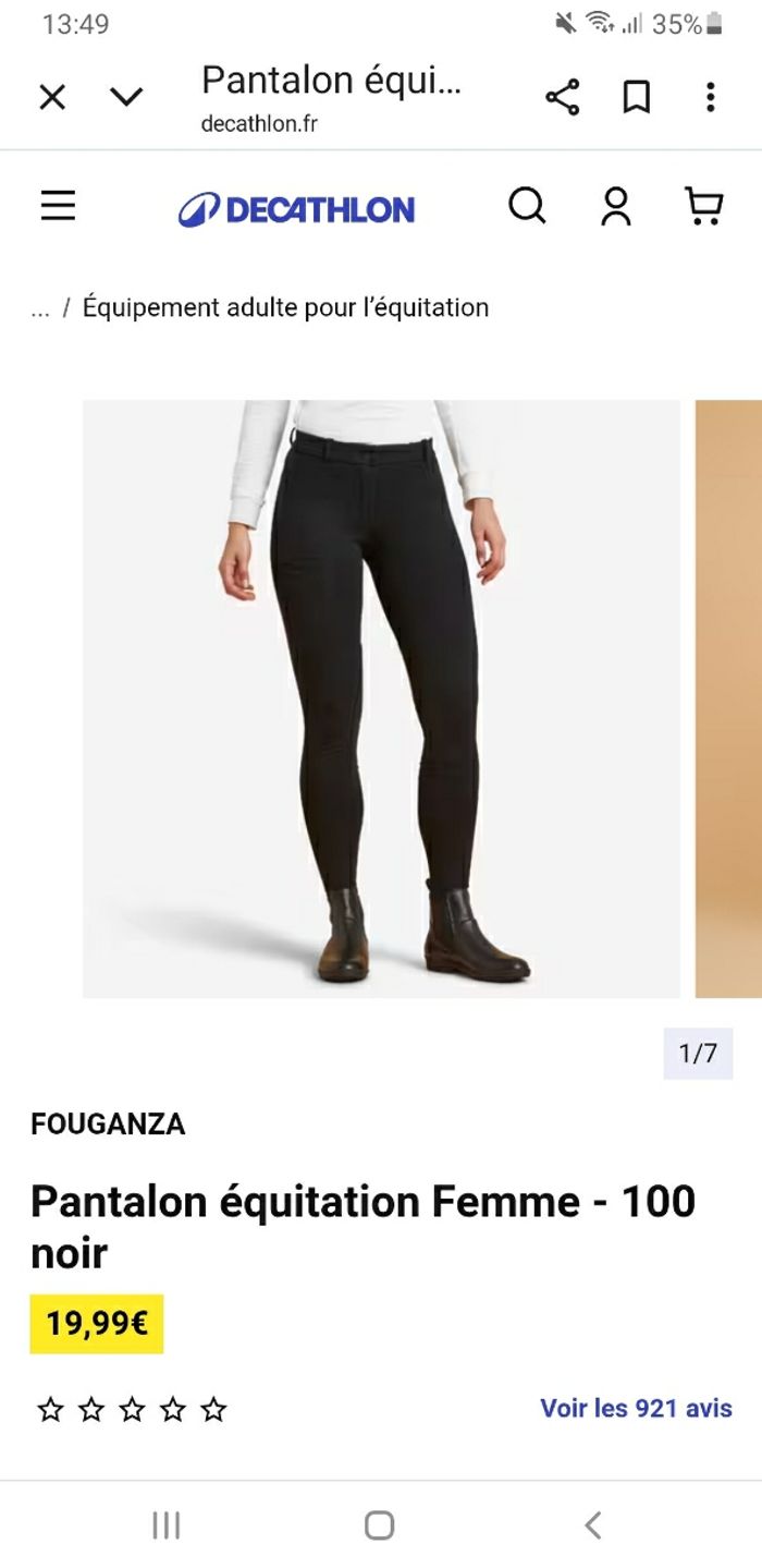Pantalon cheval