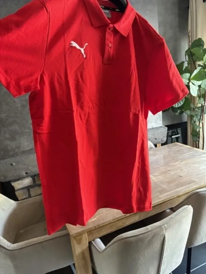 polo homme puma rouge taille L - photo numéro 9