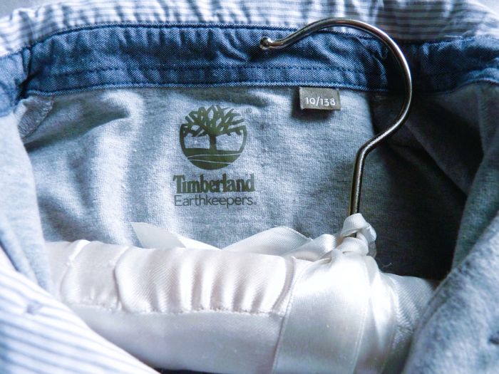Polo Garçon Timberland 10 ans t-shirt gris neuf manches courtes - photo numéro 3