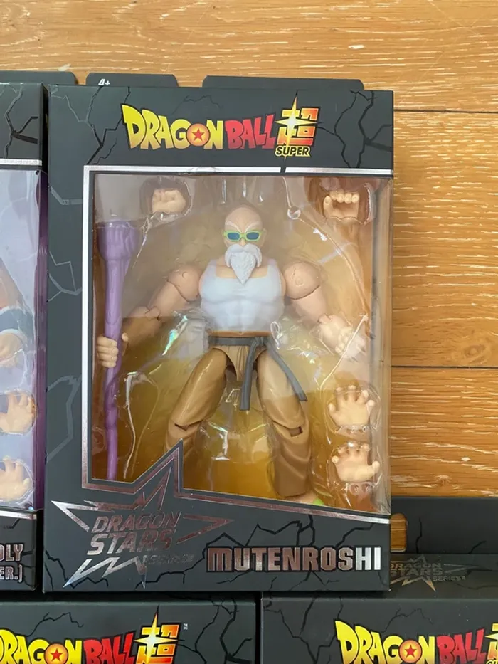 Figurines DBZ Dragon ball Stars - Bardock Broly Goku Vegeta Roshi Bandai 20s - photo numéro 4