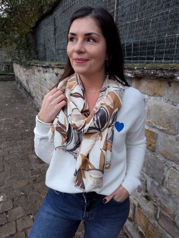 Foulard fleurs de lys