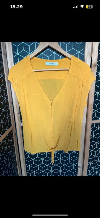 Blouse jaune Promod