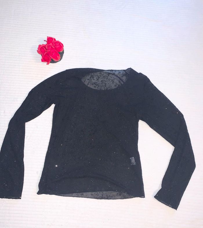 tee shirt manche longue transparent