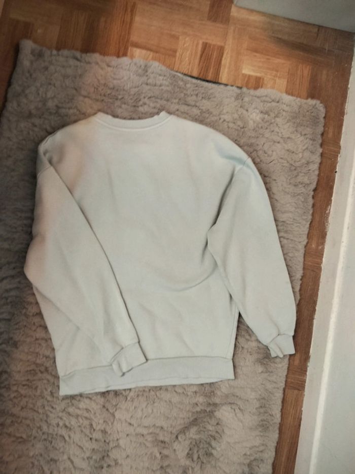 Pull blanc et bleu - photo numéro 3