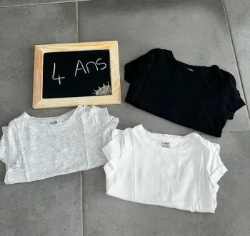 T-shirt fille 4 ans