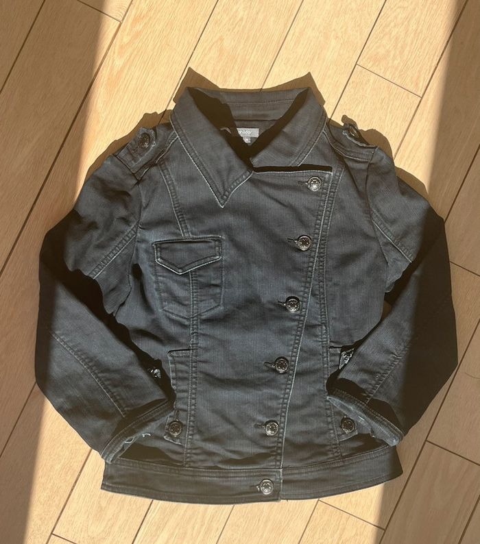 Veste près du corps cintrée asymétrique vintage - photo numéro 6