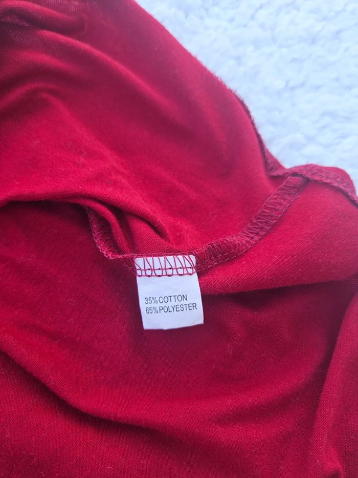 T-shirt Court Rouge - photo numéro 6