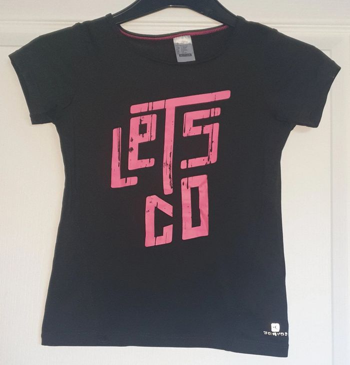 Tee-shirt de sport Domyos "Let's go" 6 ans