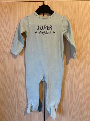 Pyjama vert clair gémo 18 mois