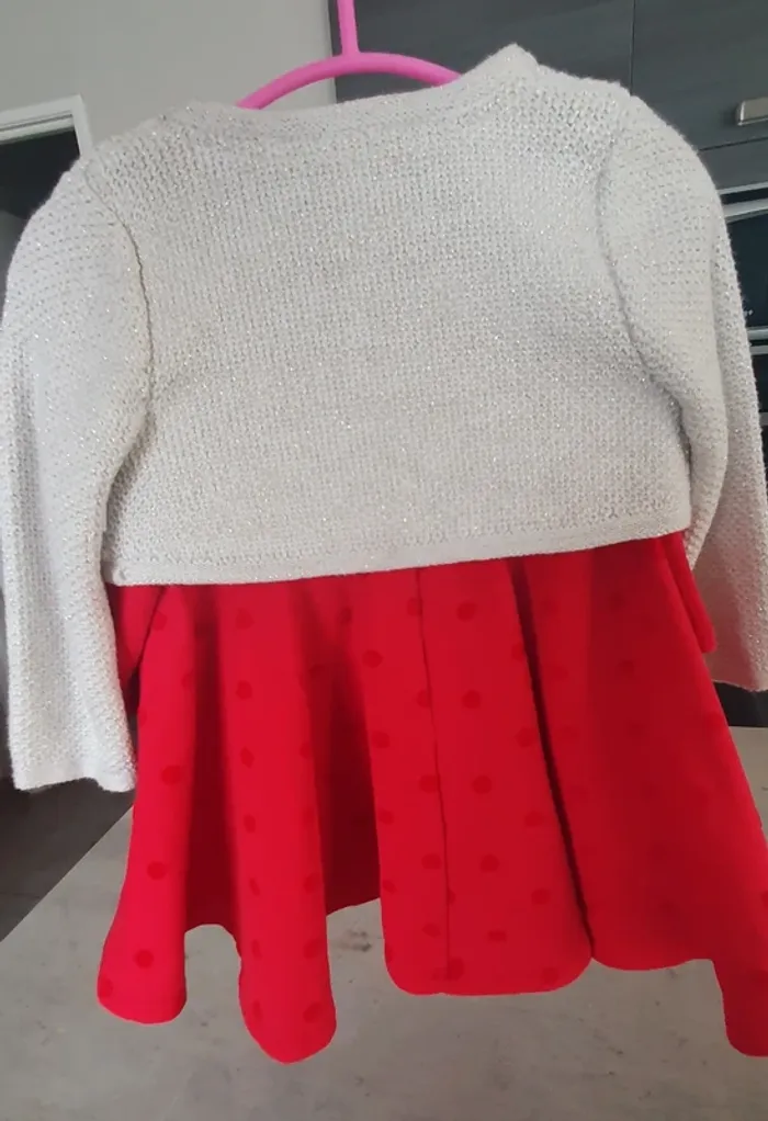 Magnifique robe et son bolero 6 mois - photo numéro 5