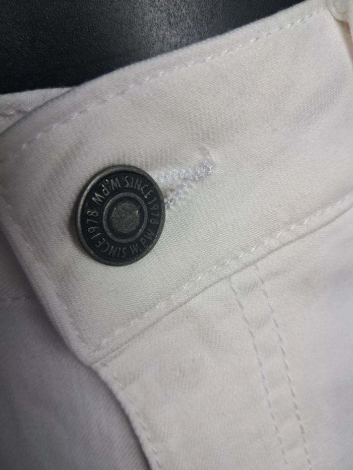 Md'M jean blanc été taille haute T.36/38 neuf - photo numéro 4