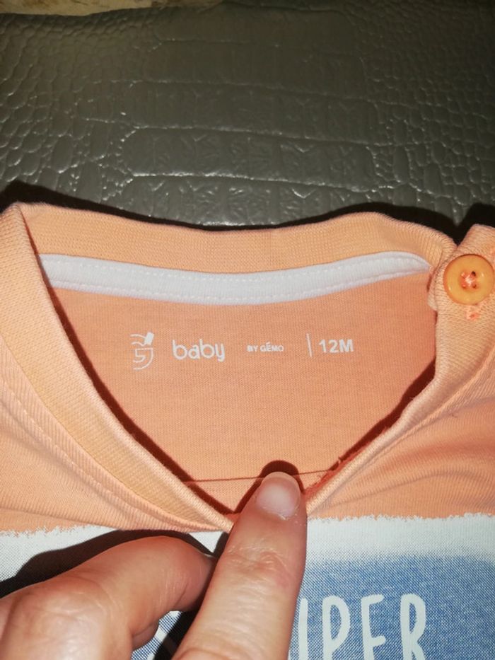 Tee-shirt corail - photo numéro 3