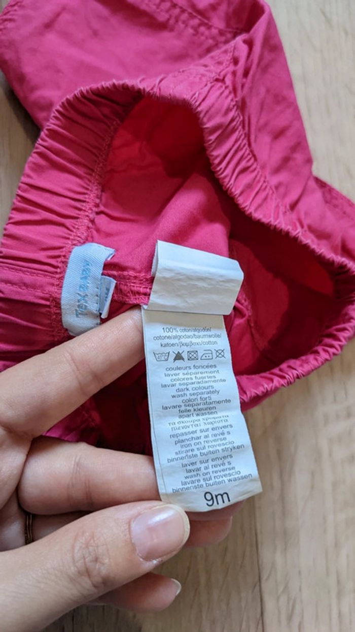 Lot de 2 shorts bébé fille 9 mois - photo numéro 13