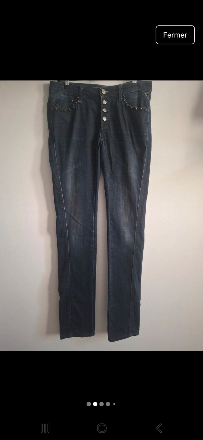 Jeans taille 36 ( W26 L34)  💙 - photo numéro 2