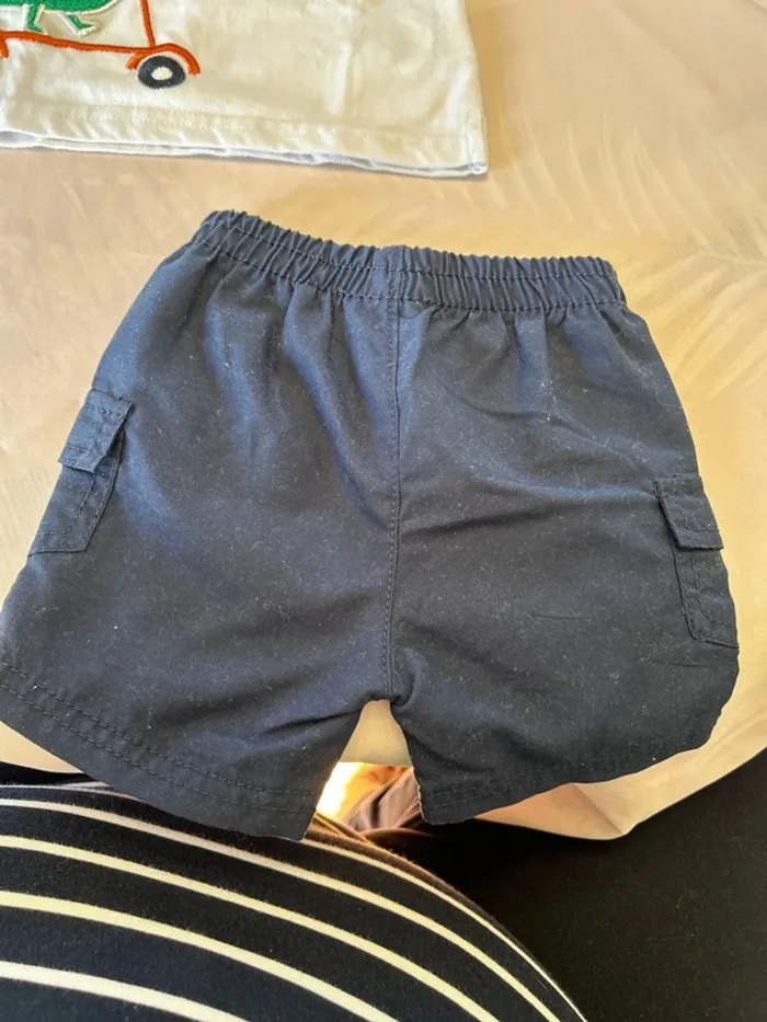 Ensemble teeshirt + short bébé garçon - 6 mois - photo numéro 4