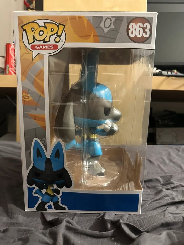 Funko Pop Jumbo Pokémon - Lucario 863 - photo numéro 3