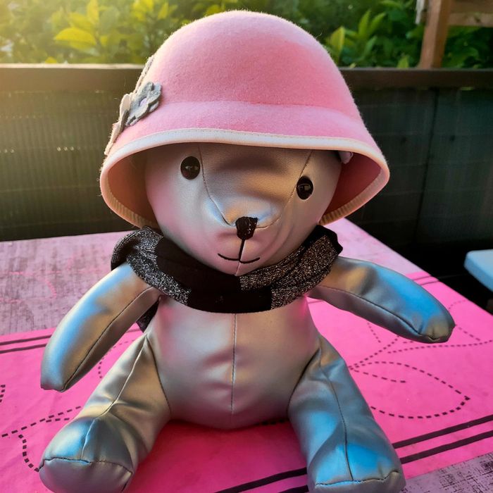 Chapeau et écharpe fille 3/6 ans