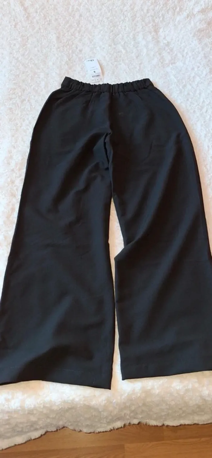 Pantalon noir jambes larges terranova neuf avec étiquette - photo numéro 7