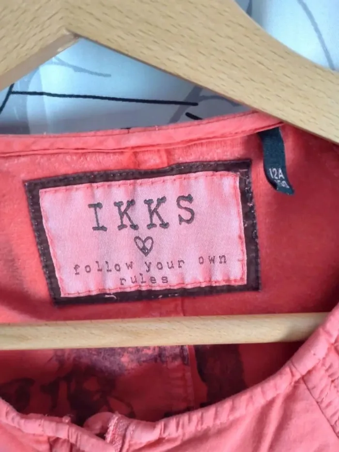 Veste fille corail IKKS taille 12 ans - photo numéro 2