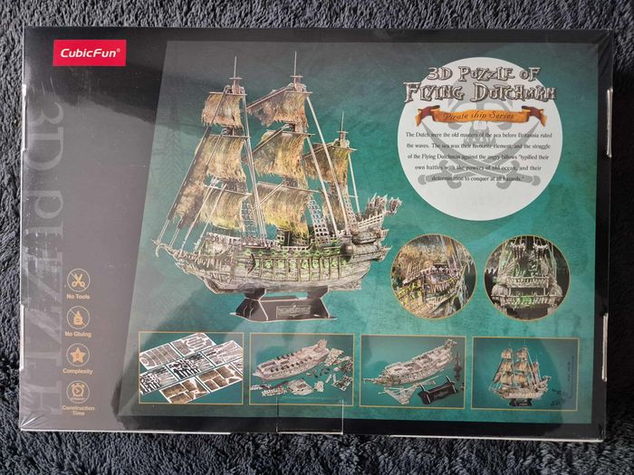 CubicFun Puzzle 3D de Hollandais Volant - LED Maquette de Bateau de Pirate Hollandais - photo numéro 4