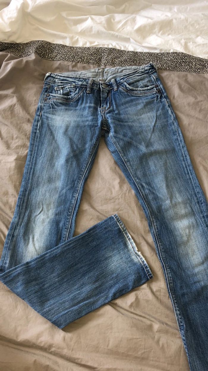 Jeans taille basse le temps des cerises
