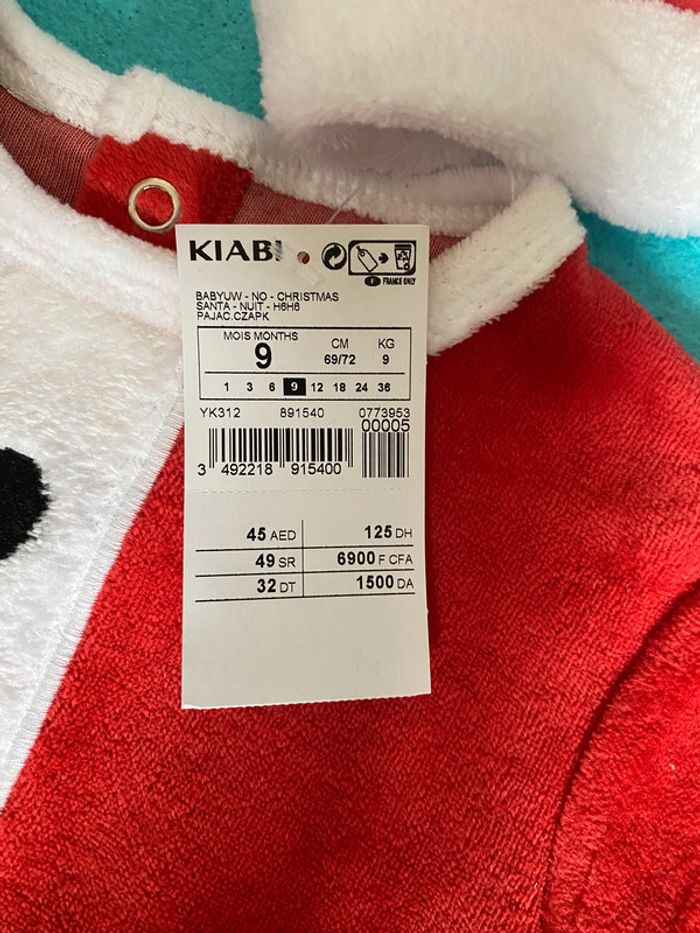 Pyjama de Noël Kiabi Taille 9 M - photo numéro 3