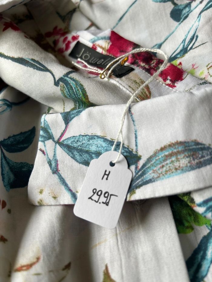 Chemisier fleuri L Jöwell neuf avec étiquette - photo numéro 5