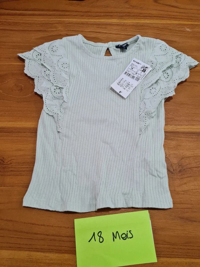 Maillot manches courte kiabi 18 mois