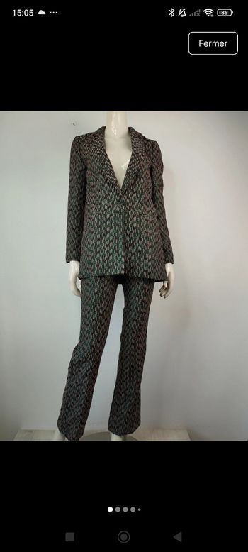 Ensemble blazer long et pantalon Promod taille 36