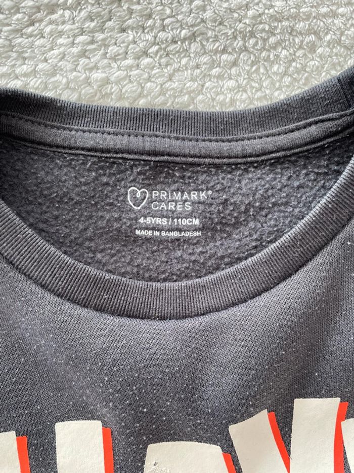Sweat gris foncé garçon Primark 4-5 ans - photo numéro 3