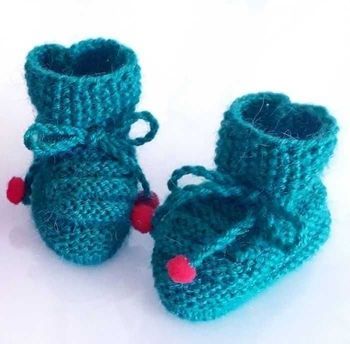 Lot de 2 paires de chaussons de noël rouge et vert