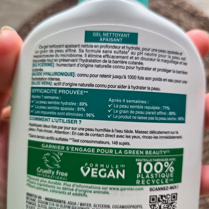 Gel nettoyant apaisant Garnier - photo numéro 3