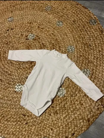 Body ML blanc bébé fille 6 mois Orchestra